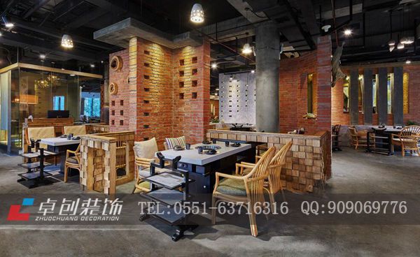 合肥餐廳店面設(shè)計效果圖