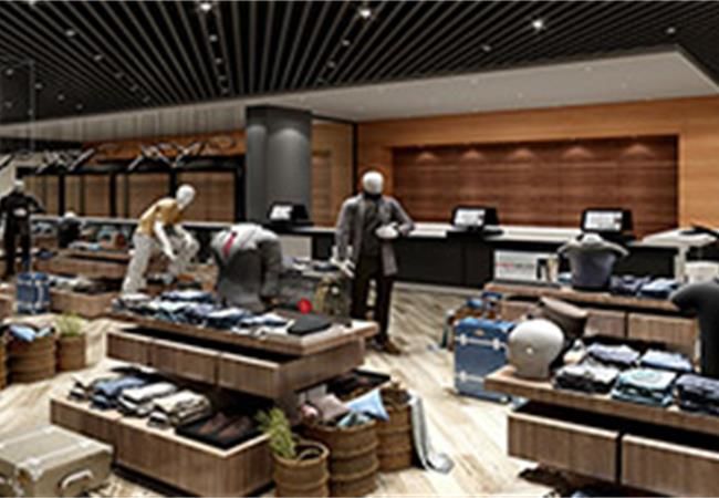 合肥服裝店裝修設(shè)計的目的要使消費者走進店里