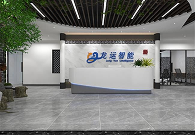 合肥蜀山區(qū)1000平科技公司辦公室裝修設(shè)計(jì)案例