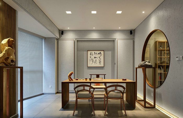 房地產(chǎn)公司可以做新中式風(fēng)格辦公室裝修嗎？能凸顯企業(yè)格調(diào)嗎？