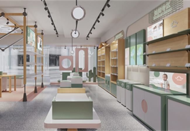 母嬰店設(shè)計(jì)效果圖,孕嬰店裝修指南看了少走彎路!