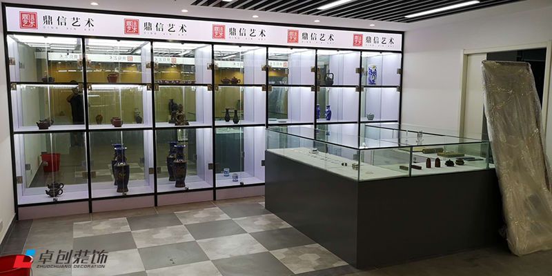 500平藝術(shù)品展覽公司辦公室裝修設(shè)計(jì)案例