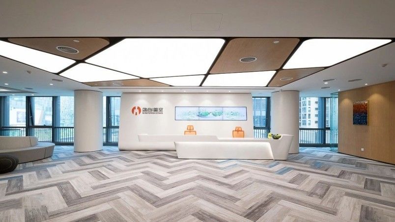 2000平米金融公司辦公室裝修設計案例