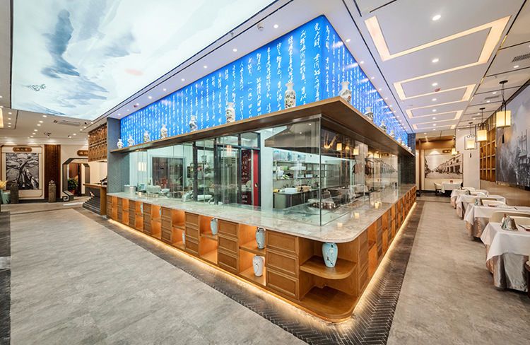 中式餐廳裝修效果圖