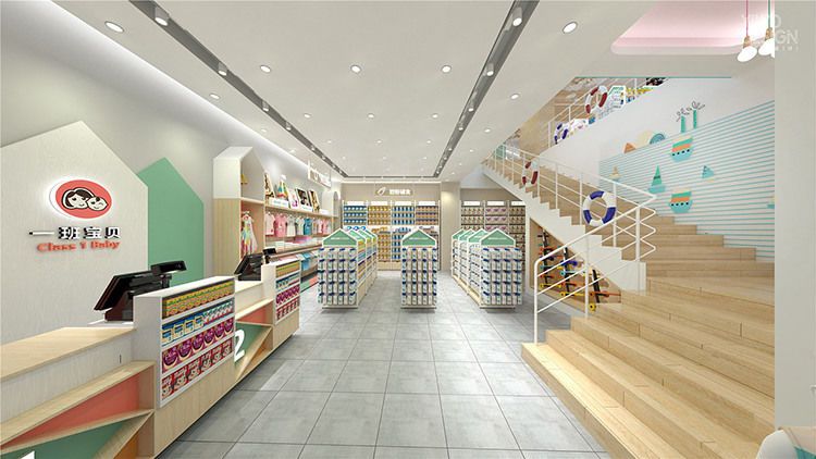 合肥母嬰用品店裝修