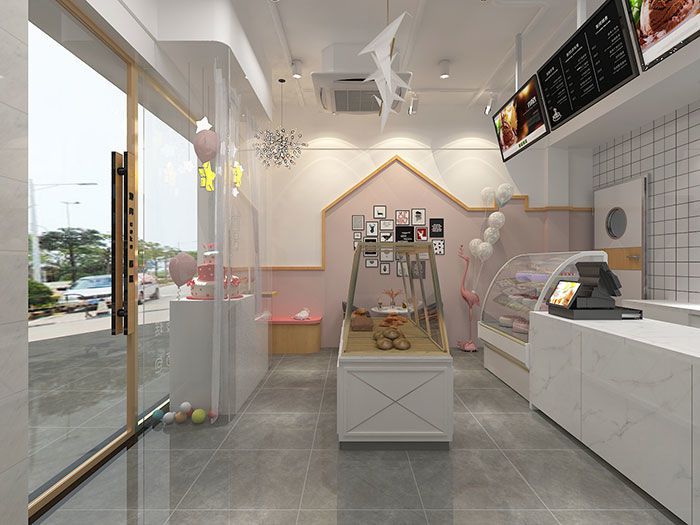 蛋糕店裝修設(shè)計效果圖