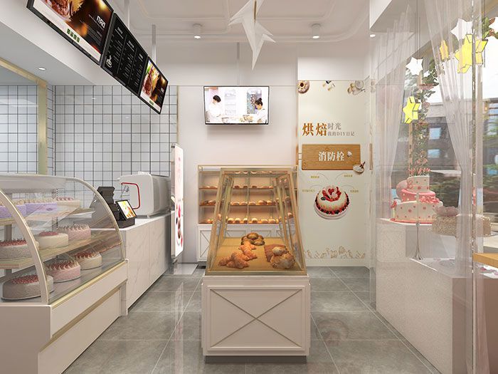 蛋糕店裝修設(shè)計效果圖