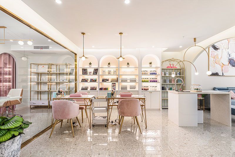 美容美甲店裝修設(shè)計(jì)圖