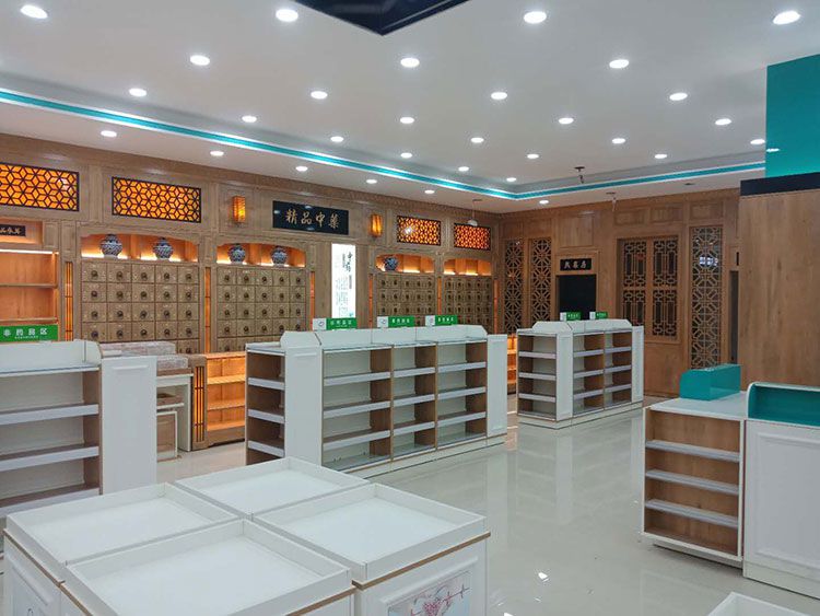 中藥店裝修設(shè)計效果圖
