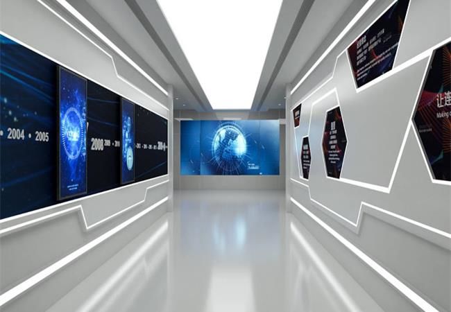 合肥展廳裝修設(shè)計(jì)實(shí)景案例，打造出充滿科技感的氣場(chǎng)