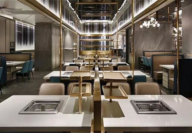 合肥火鍋店裝修公司_常用質(zhì)感材料是哪些？