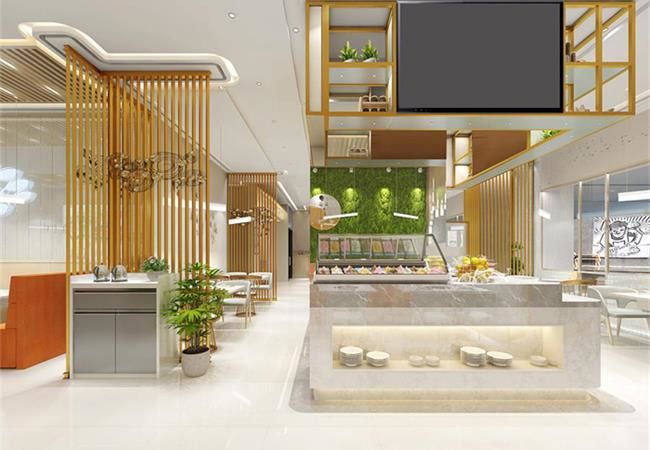 一個(gè)完整又美觀的合肥店面裝修，給顧客一種視覺食欲感
