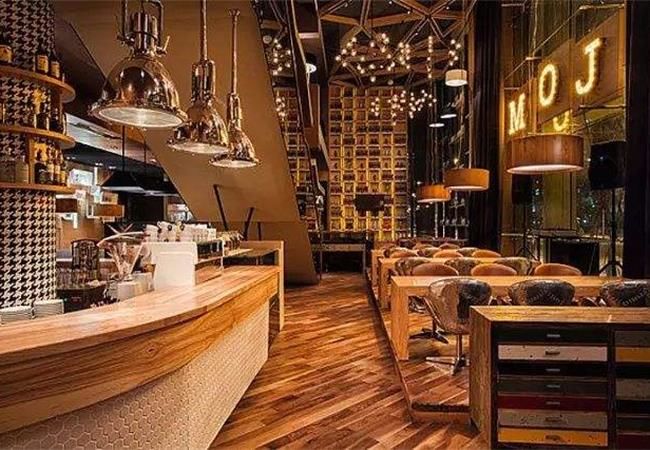 巧妙的弧形打造出，合肥咖啡店裝修，更顯藝術(shù)感
