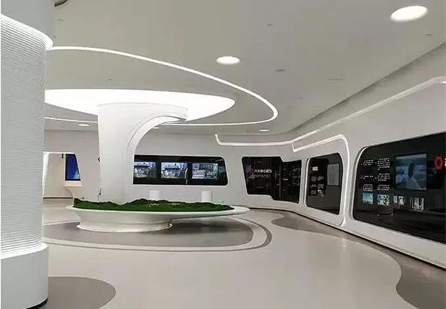 “科技+創(chuàng)意''打造一個高科技的合肥展廳空間裝修