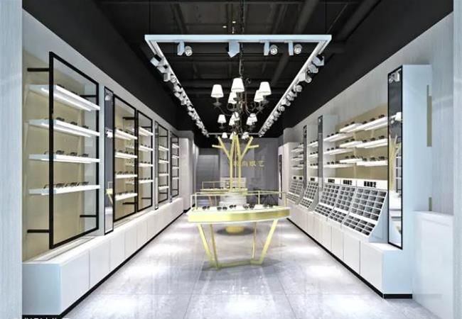 這樣設(shè)計合肥眼鏡店裝修，真的是絕絕子