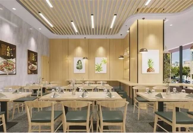 美觀又省錢的合肥餐飲店裝修，讓顧客感到溫暖，有食欲