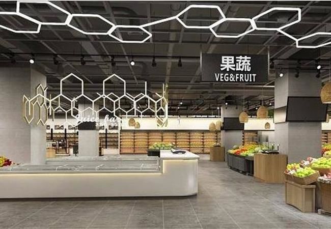 —定要做實(shí)用、時(shí)尚的合肥超市裝修