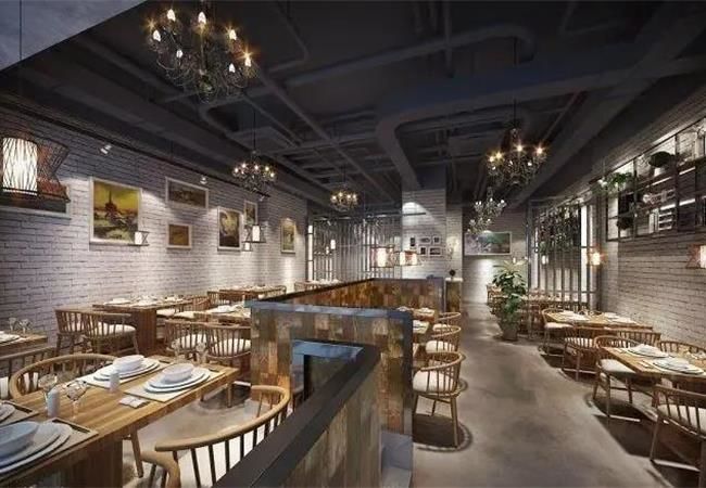 這樣設(shè)計，使合肥餐飲店空間裝修