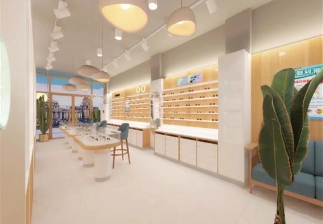 能脫穎而出的，合肥眼鏡店空間裝修，都怎么設(shè)計的