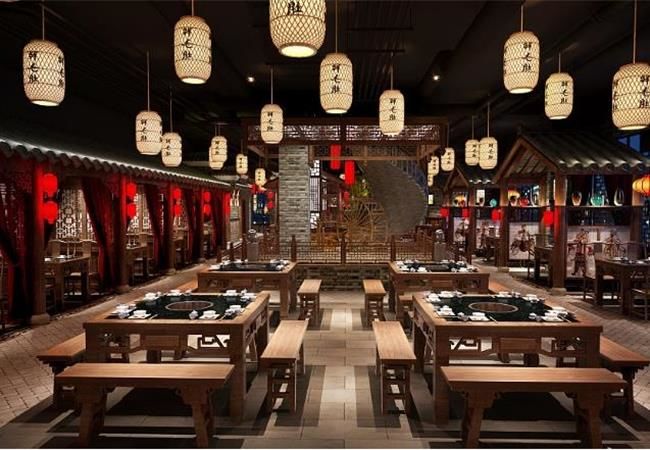 溫馨的合肥火鍋店裝修就餐環(huán)境，有哪些層次感