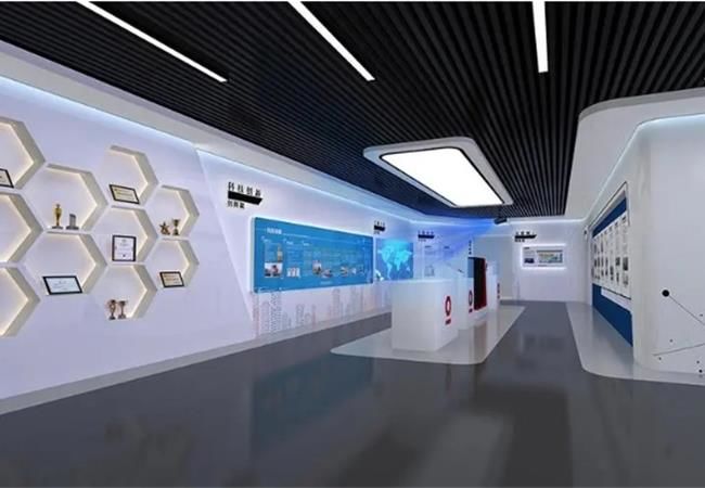 極簡主義的合肥企業(yè)展廳裝修，極致美極了
