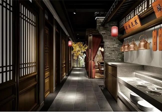 濃濃食欲感的，合肥火鍋店內(nèi)部裝修