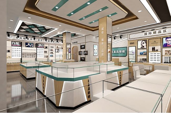 合肥眼鏡店空間裝修設(shè)計