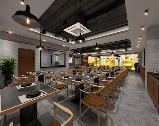 享受美食時(shí)，具有優(yōu)美的合肥餐飲店裝修環(huán)境，簡直美呆了