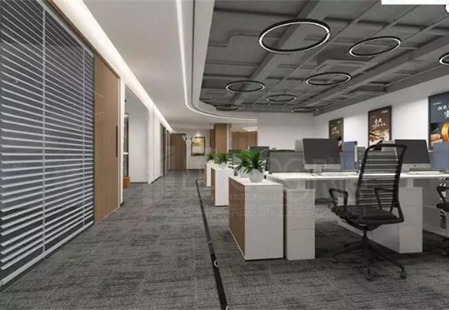 合理運用合肥辦公室空間裝修，綠色更突出