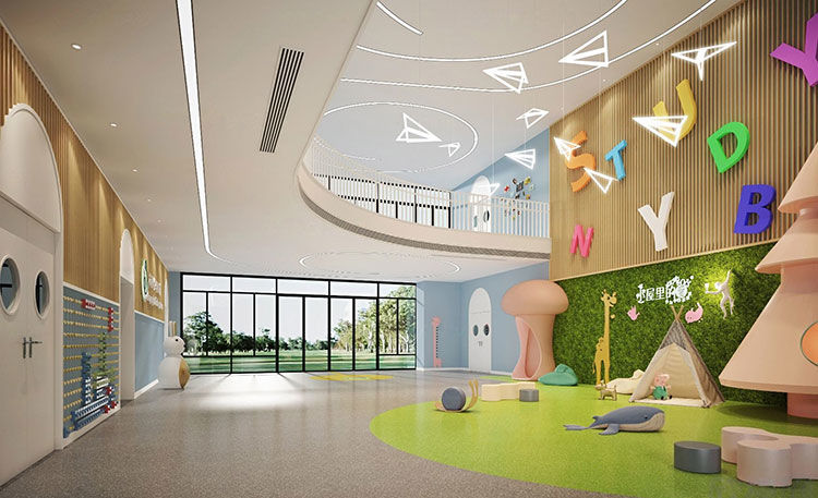 合肥幼兒園裝修，構(gòu)筑童趣與教育融合的空間